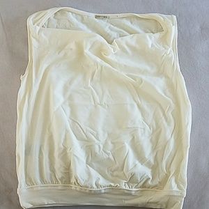 Max studio drape neck top